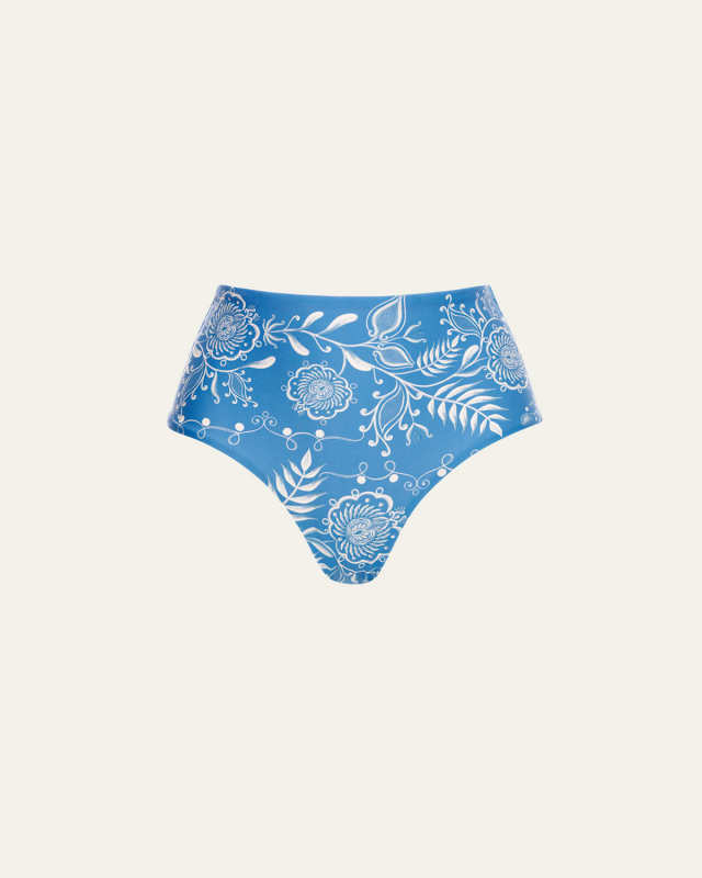 Magenta Floritura Bikini Bottoms